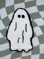 Halloween Theme Carpet Cashmere Floor Mat Non slip tag1