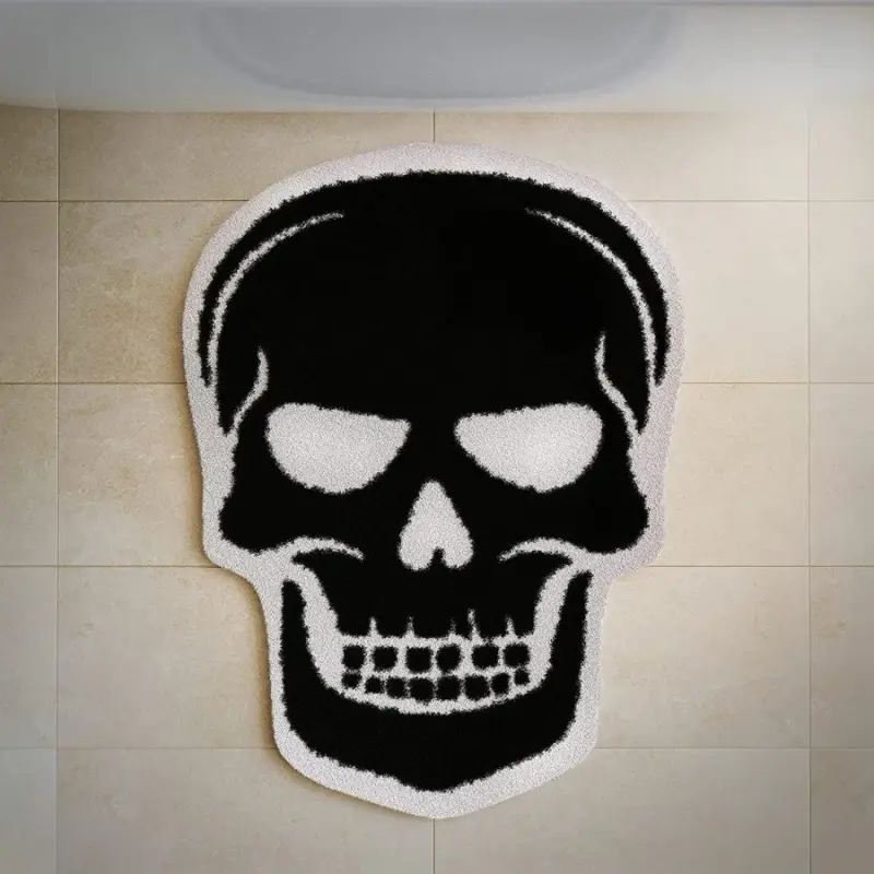 Halloween Theme Carpet Cashmere Floor Mat Non slip tag1