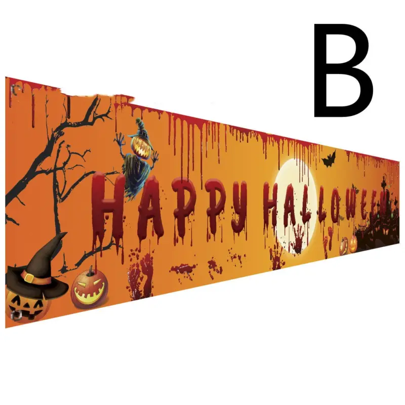 Halloween Theme Party Decoration Banner tag1