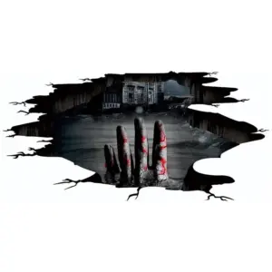 Halloween Theme Series Ruins Wall Stickers
