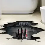 Halloween Theme Series Ruins Wall Stickers tag1
