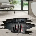 Halloween Theme Series Ruins Wall Stickers tag1