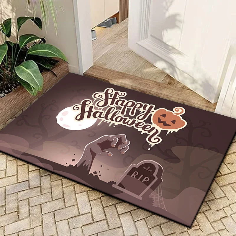 Halloween Themed Atmosphere Decorative Floor Mat -  - #tag1#