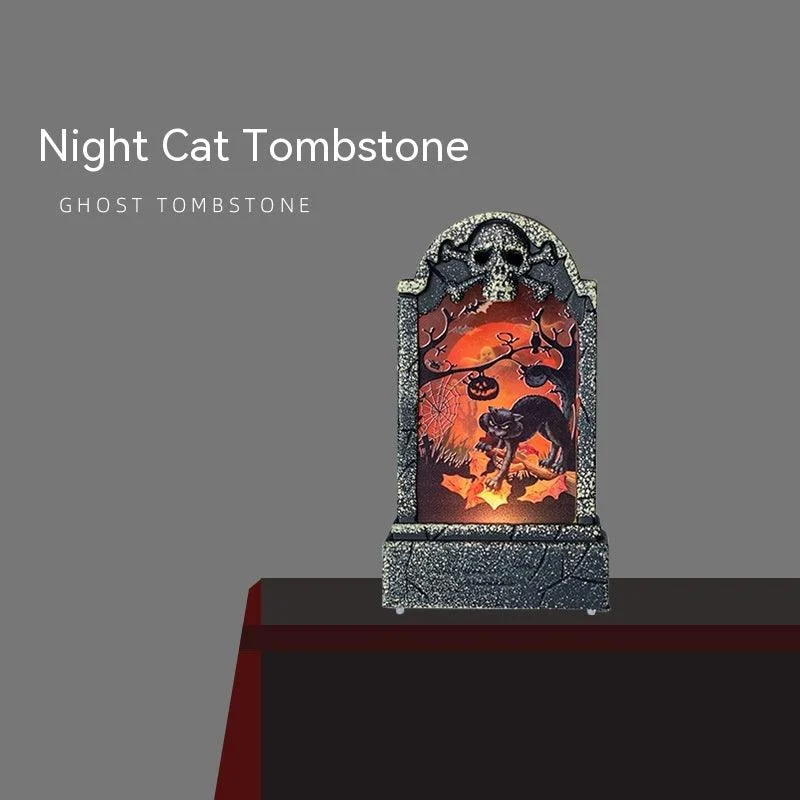 Halloween Tombstone Light Bar Haunted House Secret Room Dress Up Props -  - #tag1#