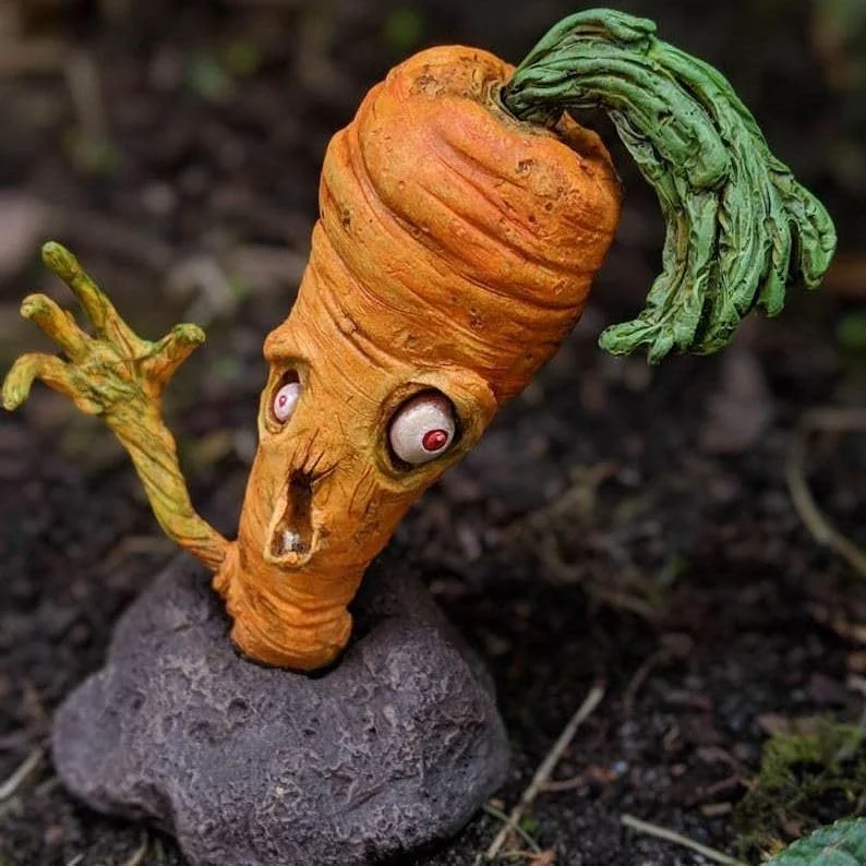 Halloween Vegetable Zombie Décor Ornament - Creative Fruit and Vegetable Garden Home Decoration Accessories -  - #tag1#