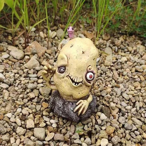 Halloween Vegetable Zombie Décor Ornament - Creative Fruit and Vegetable Garden Home Decoration Accessories -  - #tag1#