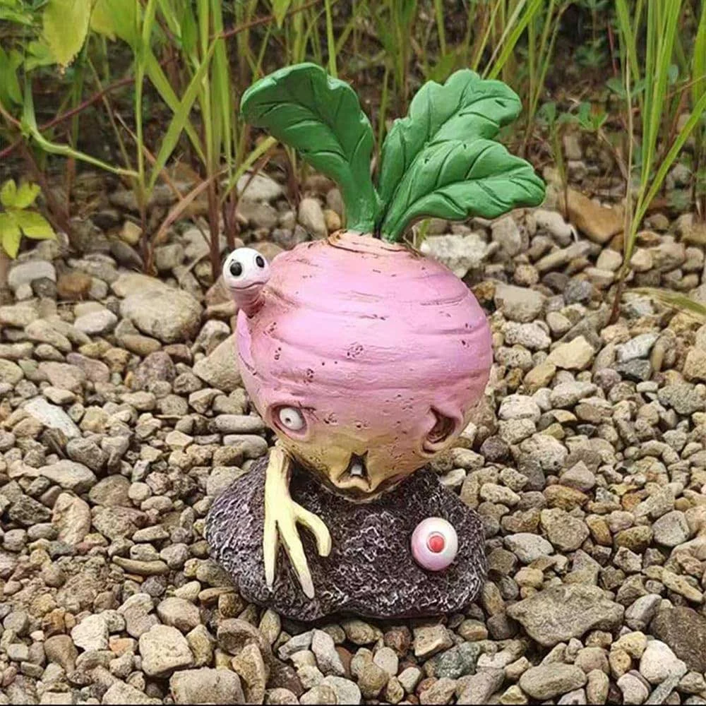 Halloween Vegetable Zombie Décor Ornament - Creative Fruit and Vegetable Garden Home Decoration Accessories -  - #tag1#