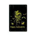 Halloween Vintage Iron Sheet Painting tag1