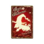 Halloween Vintage Iron Sheet Painting tag1