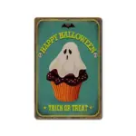 Halloween Vintage Iron Sheet Painting tag1