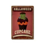 Halloween Vintage Iron Sheet Painting tag1