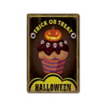 Halloween Vintage Iron Sheet Painting tag1