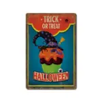 Halloween Vintage Iron Sheet Painting tag1