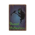 Halloween Vintage Iron Sheet Painting tag1
