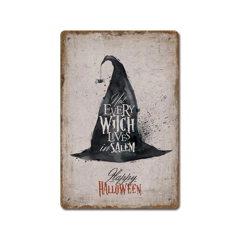 Halloween Vintage Iron Sheet Painting -  - #tag1#