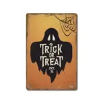 Halloween Vintage Iron Sheet Painting tag1