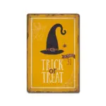 Halloween Vintage Iron Sheet Painting tag1