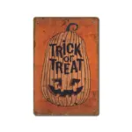 Halloween Vintage Iron Sheet Painting tag1