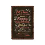 Halloween Vintage Iron Sheet Painting tag1
