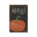 Halloween Vintage Iron Sheet Painting tag1