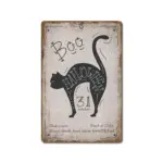Halloween Vintage Iron Sheet Painting tag1