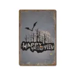 Halloween Vintage Iron Sheet Painting tag1