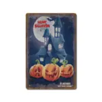 Halloween Vintage Iron Sheet Painting tag1