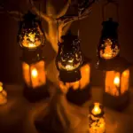 Halloween Vintage Laser Lights tag1