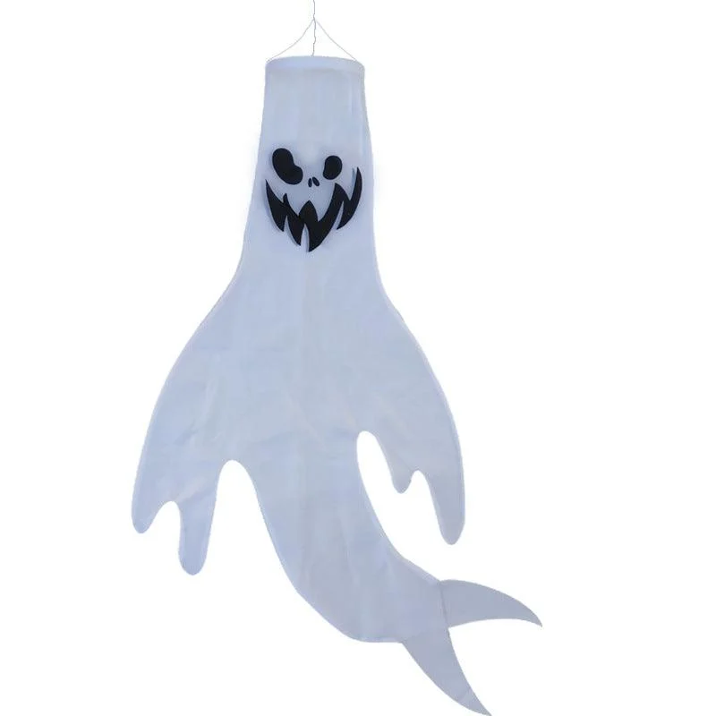 Halloween Windsock Ghost Face Windsock Flag Hanging Outdoor Decoration For Yard Garden Patio Halloween Decorations For Home -  - #tag1#