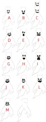 Halloween Windsock Ghost Face Windsock Flag Hanging Outdoor Decoration For Yard Garden Patio Halloween Decorations For Home tag1