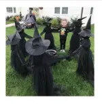 Halloween Witch Decoration Ghost House Layout Props tag1