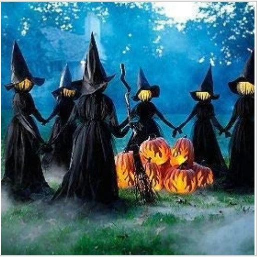 Halloween Witch Decoration Ghost House Layout Props -  - #tag1#