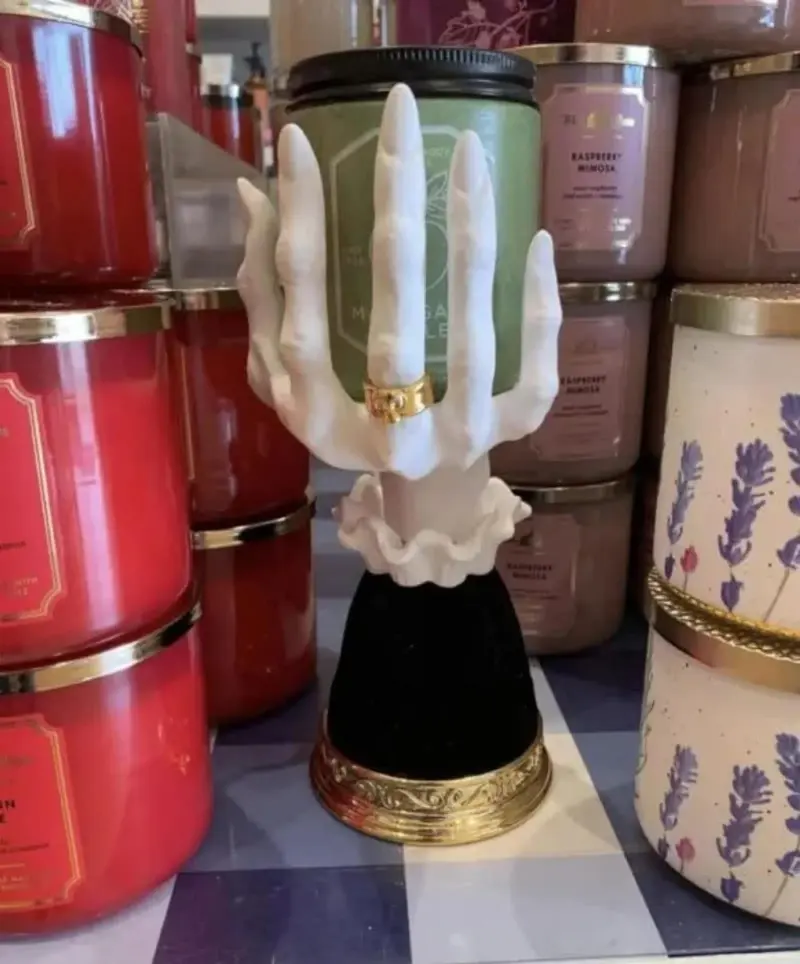 Halloween Witch Finger Horror Candle Holder Witch Finger for Home Decor tag1