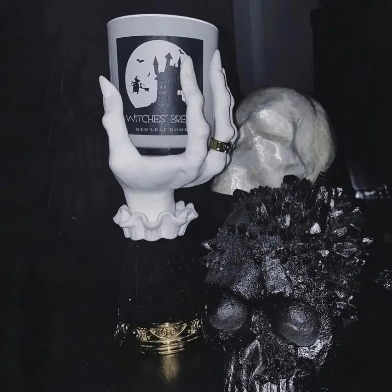 Halloween Witch Finger Horror Candle Holder Witch Finger for Home Decor tag1