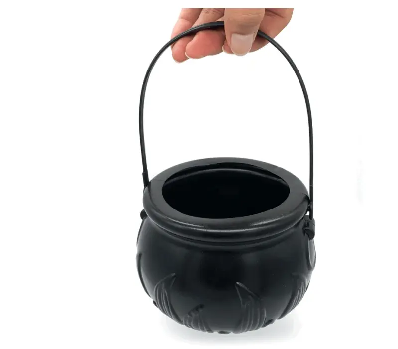 Halloween Witch Pot Smoke Machine LED Humidifier tag1