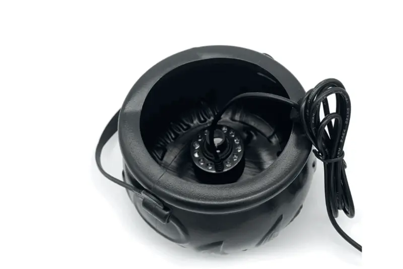 Halloween Witch Pot Smoke Machine LED Humidifier tag1