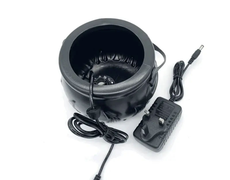 Halloween Witch Pot Smoke Machine LED Humidifier tag1