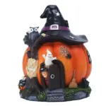 Halloween Witch Pumpkin House Decoration tag1