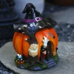 Halloween Witch Pumpkin House Decoration tag1