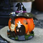 Halloween Witch Pumpkin House Decoration tag1