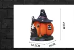 Halloween Witch Pumpkin House Decoration tag1