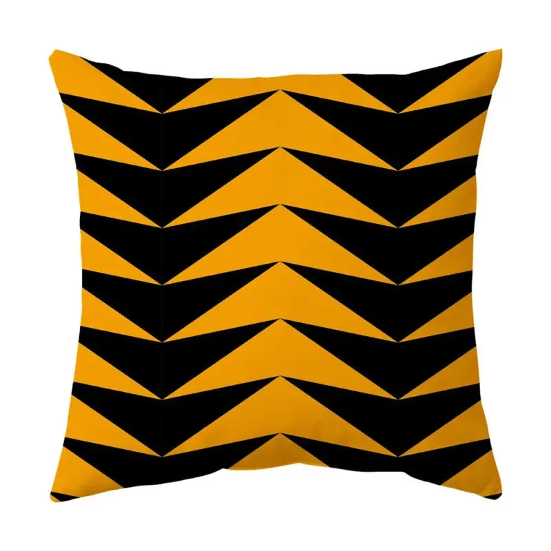 Halloween With Pumpkin Peach Skin Plush Pillow Cover tag1