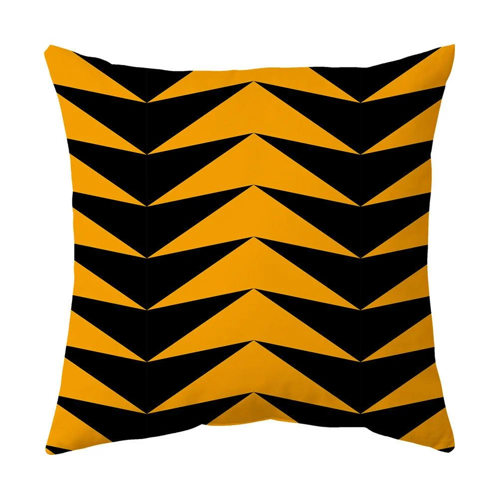 Halloween With Pumpkin Peach Skin Plush Pillow Cover -  - #tag1#