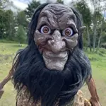 Halloween Withered Dwarfs Evil Little Old Man Ornaments Funny Goblin Creature Doll tag1