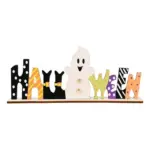 Halloween Wood Decorations DIY Ghost Letter Festival Ornamen tag1
