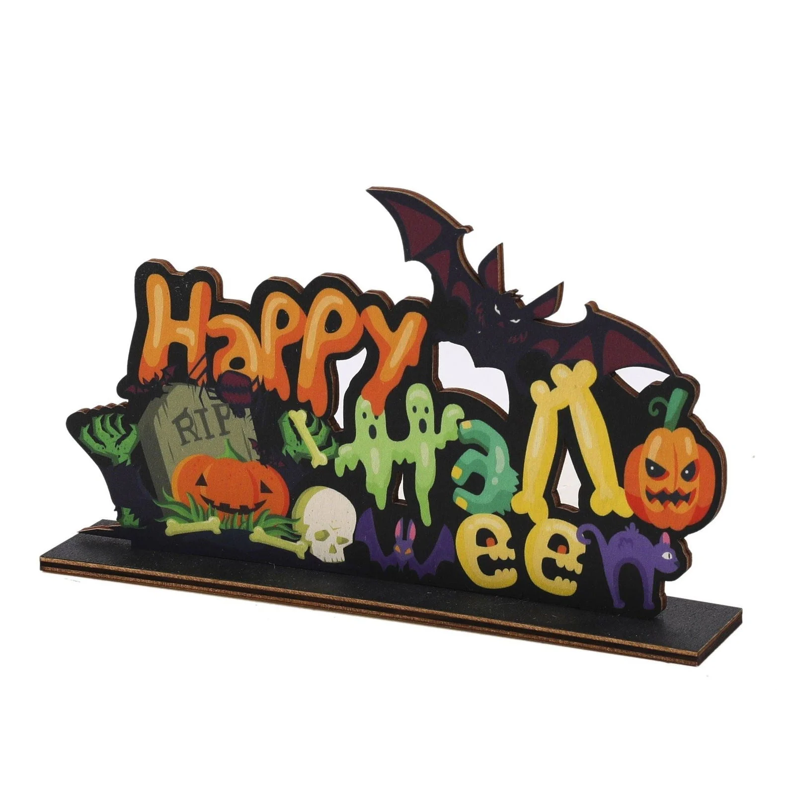 Halloween Wooden Decoration Decorations Festival -  - #tag1#