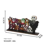 Halloween Wooden Decoration Decorations Festival tag1