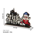 Halloween Wooden Decoration Decorations Festival tag1