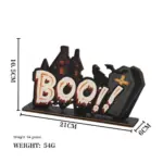 Halloween Wooden Decoration Decorations Festival tag1