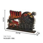 Halloween Wooden Decoration Decorations Festival tag1